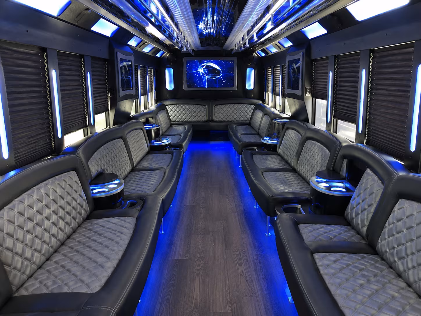 party buses with the amenities your prom group actually wants
