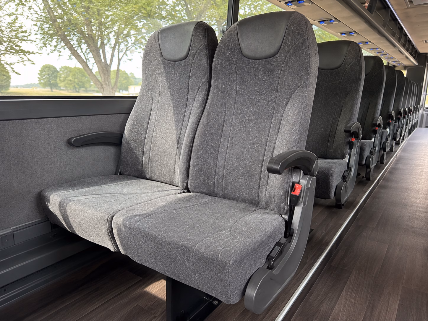 rio rancho charter bus interior
